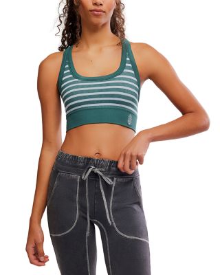 Free People Go To Stripe Sports Bra