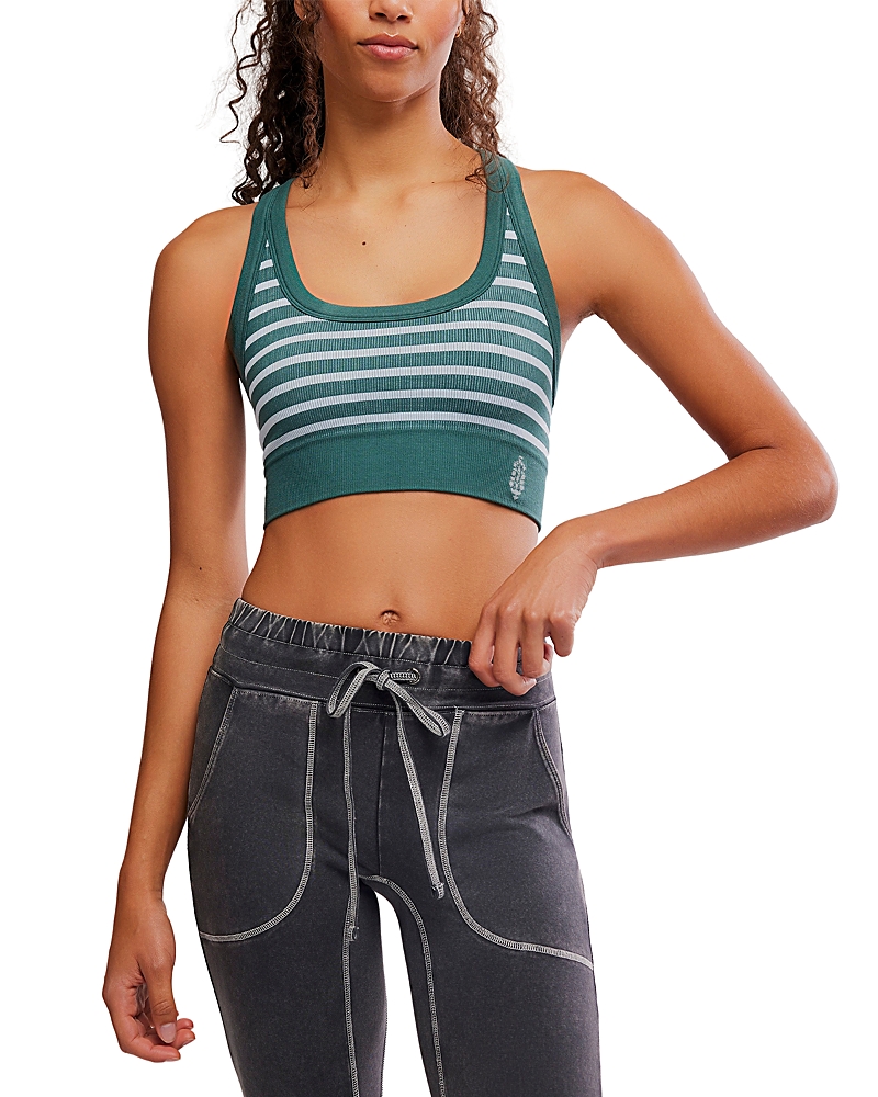 Free People Go To Stripe Sports Bra