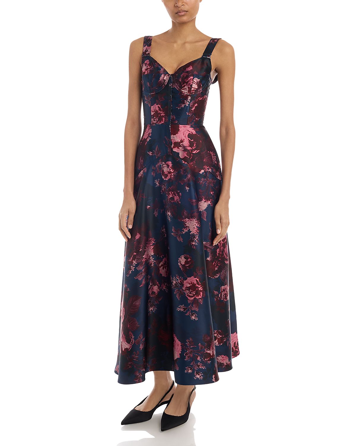 Erdem Duchess Printed Sleeveless Dress