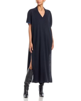 Abito Caftano in Filato Embroidered Dress