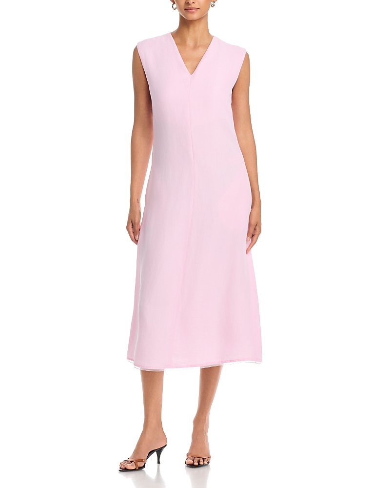 Fabiana Filippi V Neck Sleeveless Midi Dress