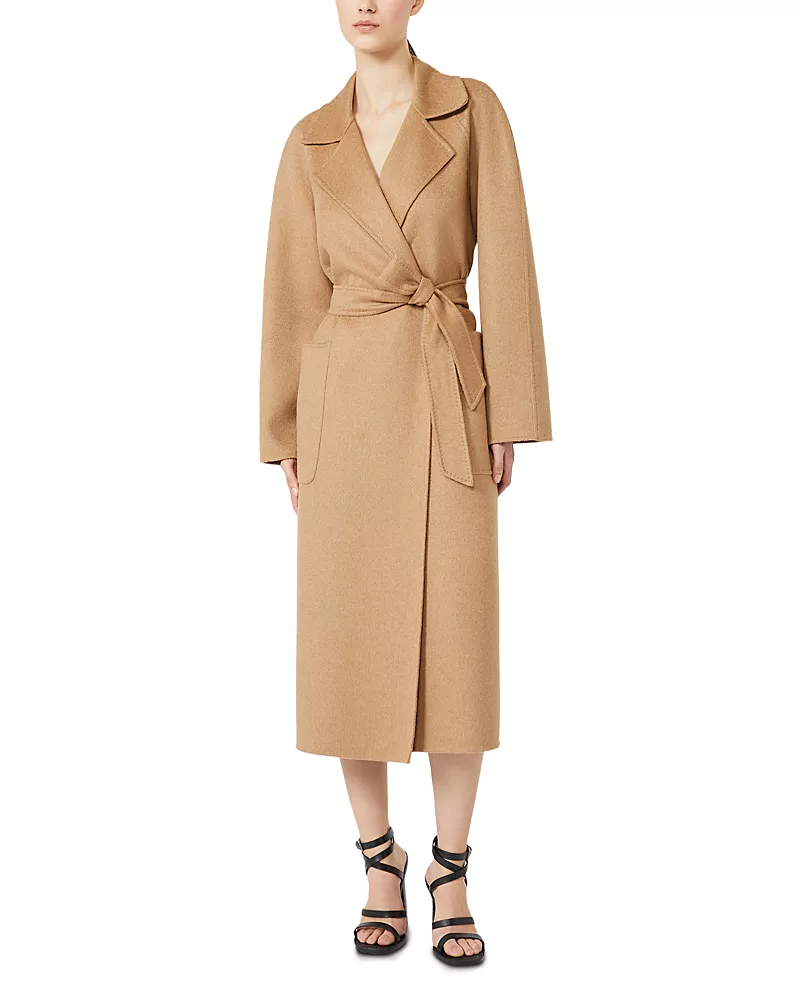 Max Mara Mxmready Camel Wool Coat