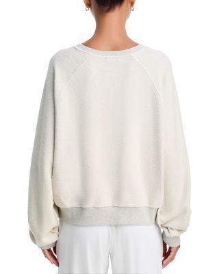 Reverse Fleece Cotton Sweatshirt - Exclusive - thumbnail 3