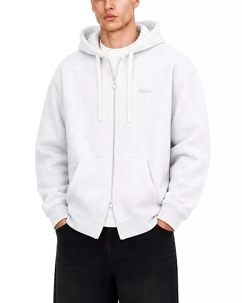 nANA jUDY Relaxed Fit Floyd Zip Through Hooded Sweater