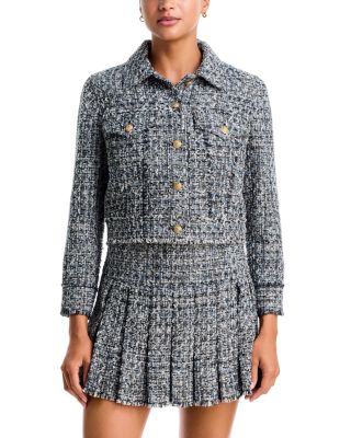 Chloe Cropped Tweed Jacket