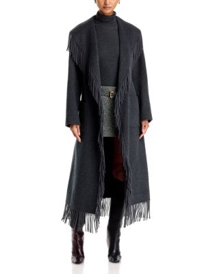 Carrie Fringe Robe Coat