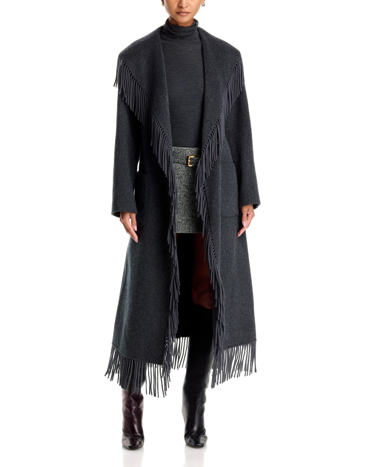 Carrie Fringe Robe Coat