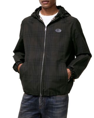 Newport Twill Plaid Hooded Jacket
