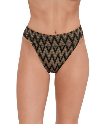  Banded High Leg High Waist Bottom