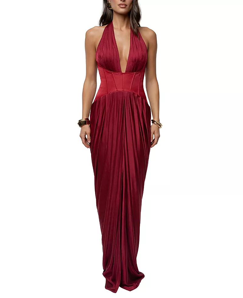 Jluxlabel Drape And Destiny Maxi Dress