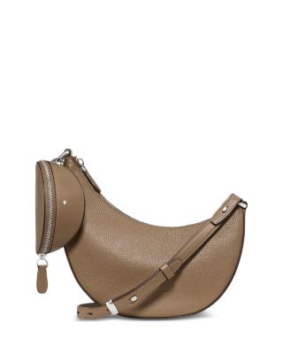 Duo Pebbled Leather Crossbody