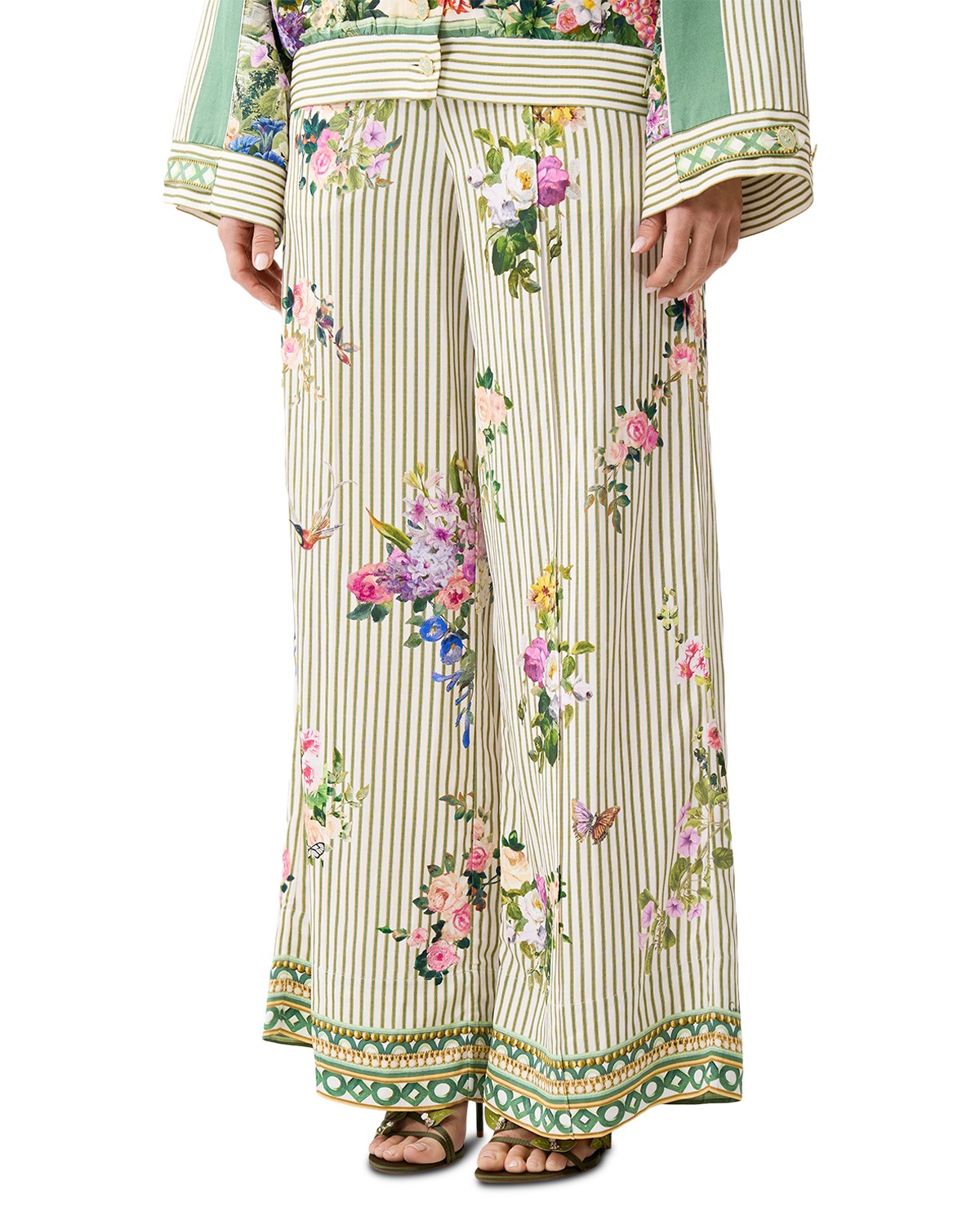 Camilla Wide Leg Pants in Art For The Empress