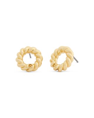 Signature C Twisted Stud Earrings