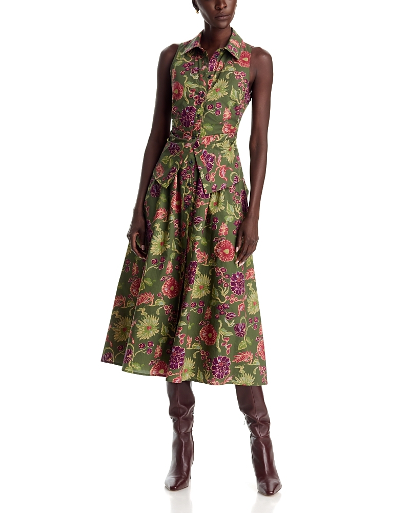 Tanya Taylor Hannah Sleeveless Shirt Dress