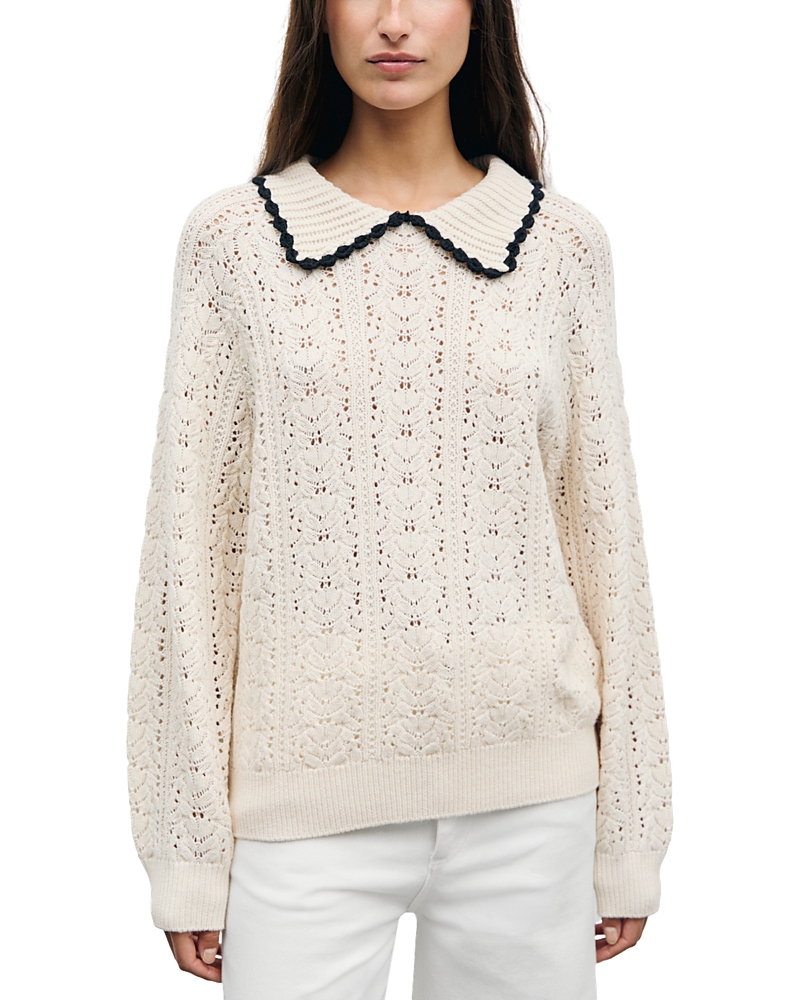 Gerard Darel Roca Open Knit Sweater
