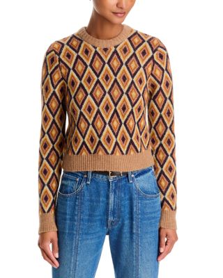 The Crop Printed Jumper