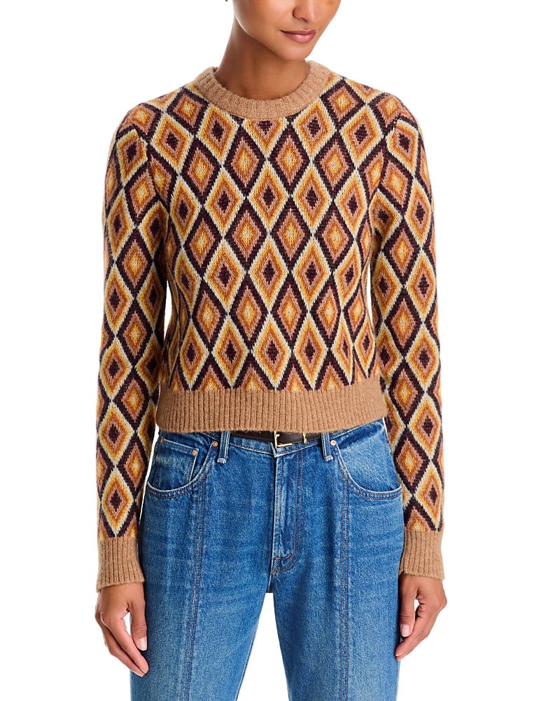 Mother The Crop Printed Jumper