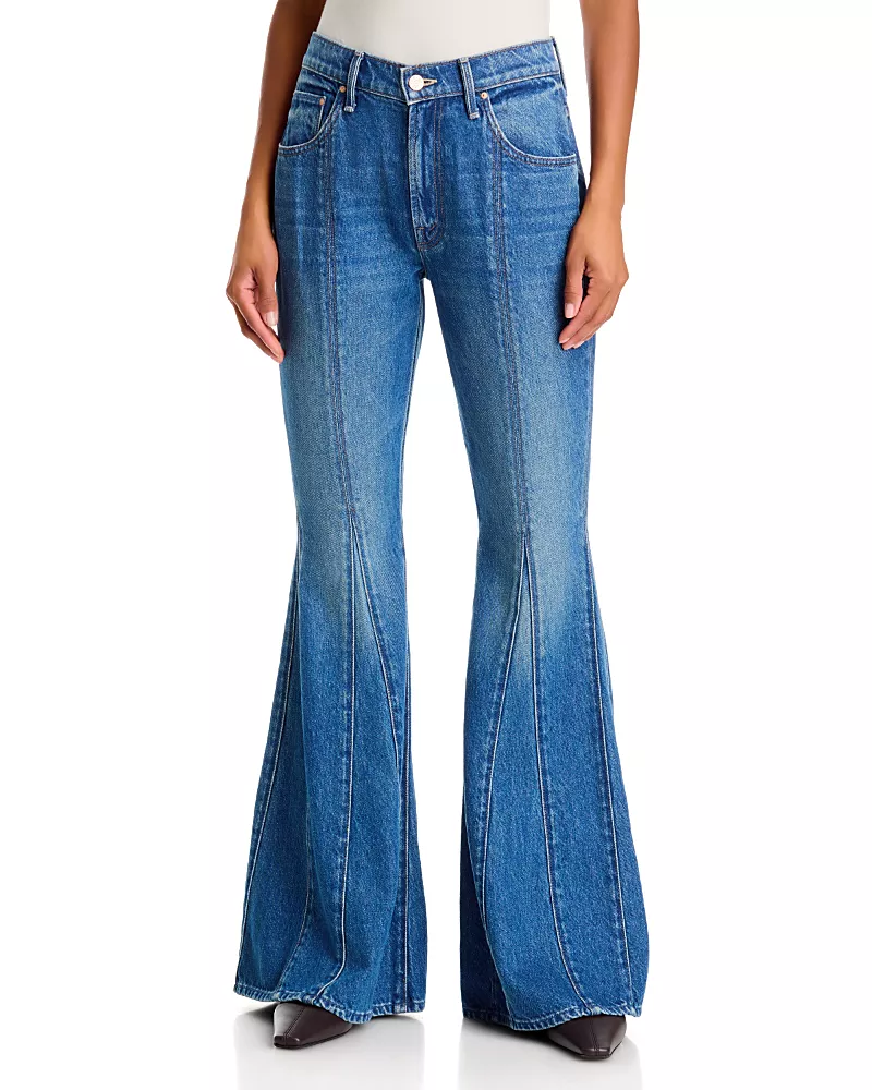 Mother The Seamed Dollop Heel Jeans in On Tap