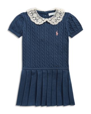 Girls' Mini Cable Cotton Sweater Dress - Baby