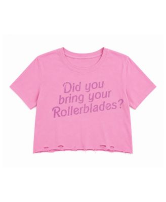 Girls' Rollerblades Distressed Crop Top - Big Kid