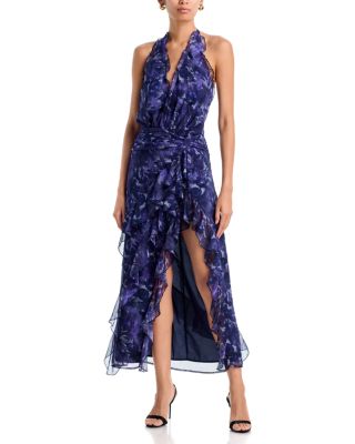 Floral Ruffle Maxi Dress - Exclusive