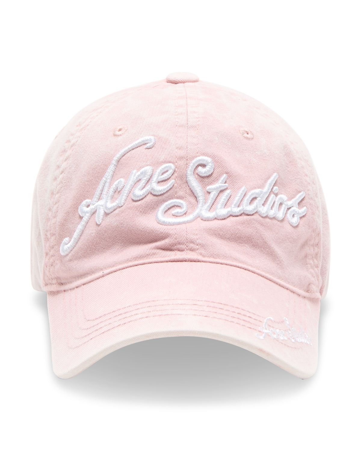 Acne Studios Logo Cotton Baseball Hat