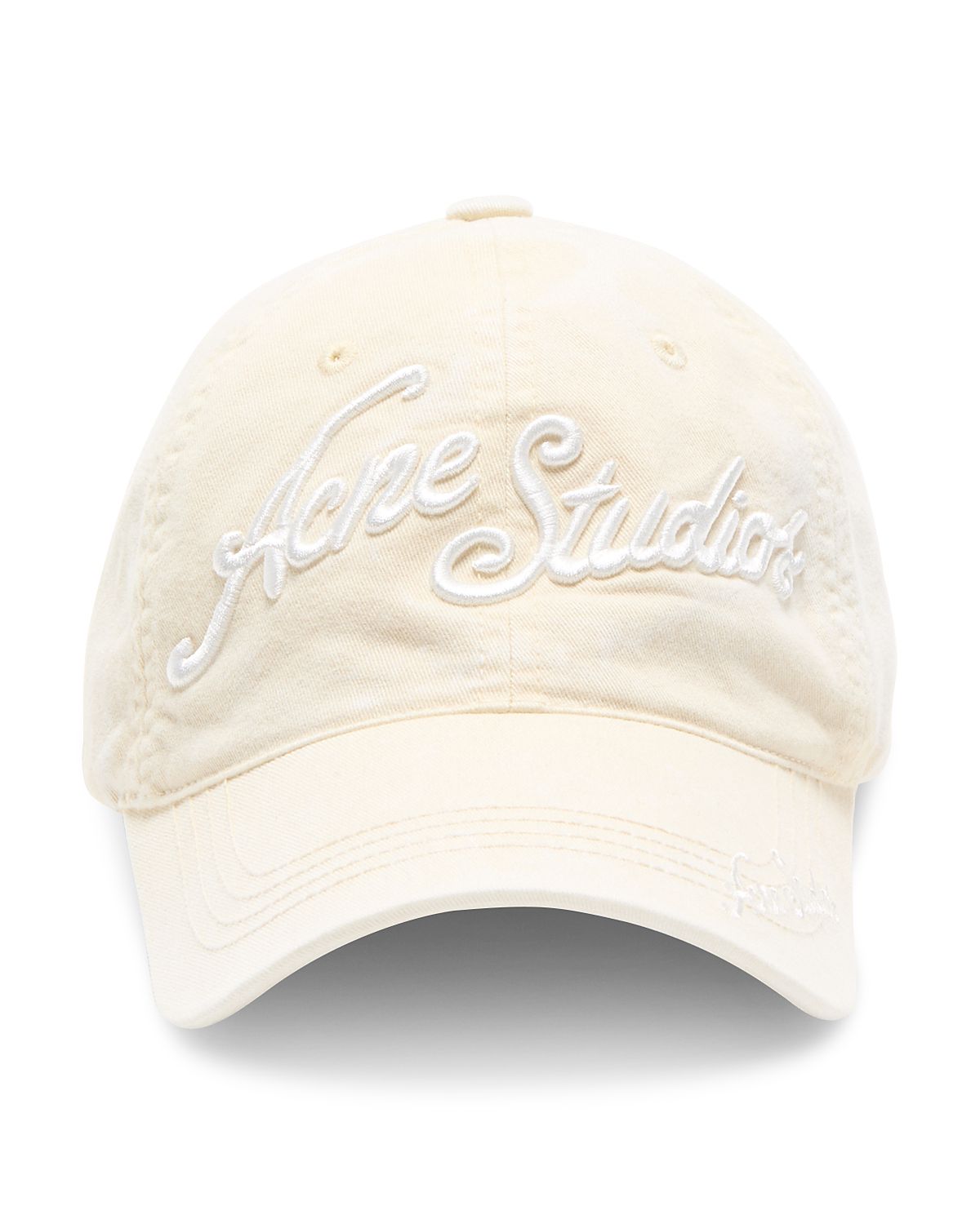 Acne Studios Logo Cotton Baseball Hat