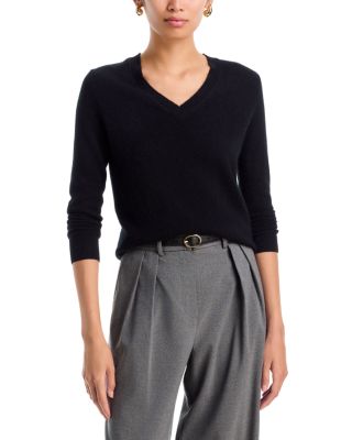 C by Bloomingdale's Cashmere Cashmere V Neck Sweater - Exclusive