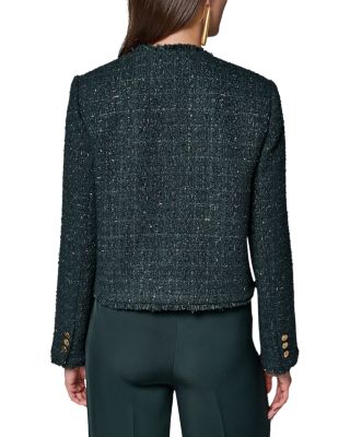 Fringe Trim Open Front Jacket - thumbnail 5