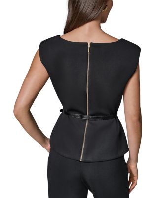 Sleeveless Peplum Top - Bloomingdale's