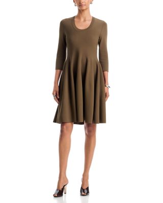 Knit Fit and Flare Dress