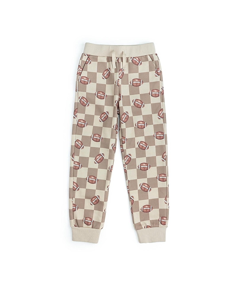 Sweet Wink Boys' Football Checkered Jogger - Little Kid, Big Kid