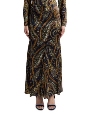 Seamed Maxi Skirt