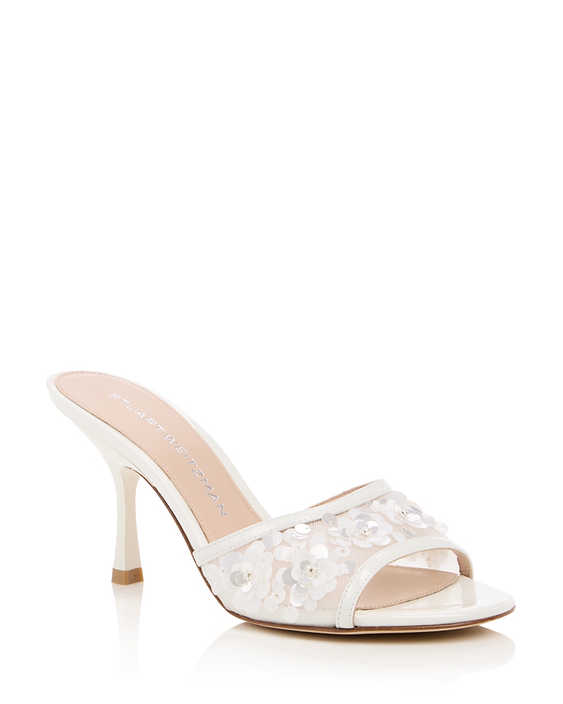 Stuart Weitzman Women's Embellished Slide Sandals
