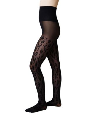 Magnolia Flocked Tights