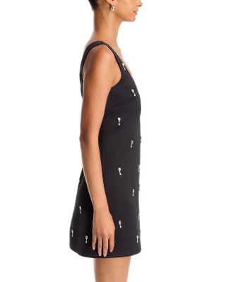 Jewel Satin Mini Dress - Exclusive - thumbnail 5