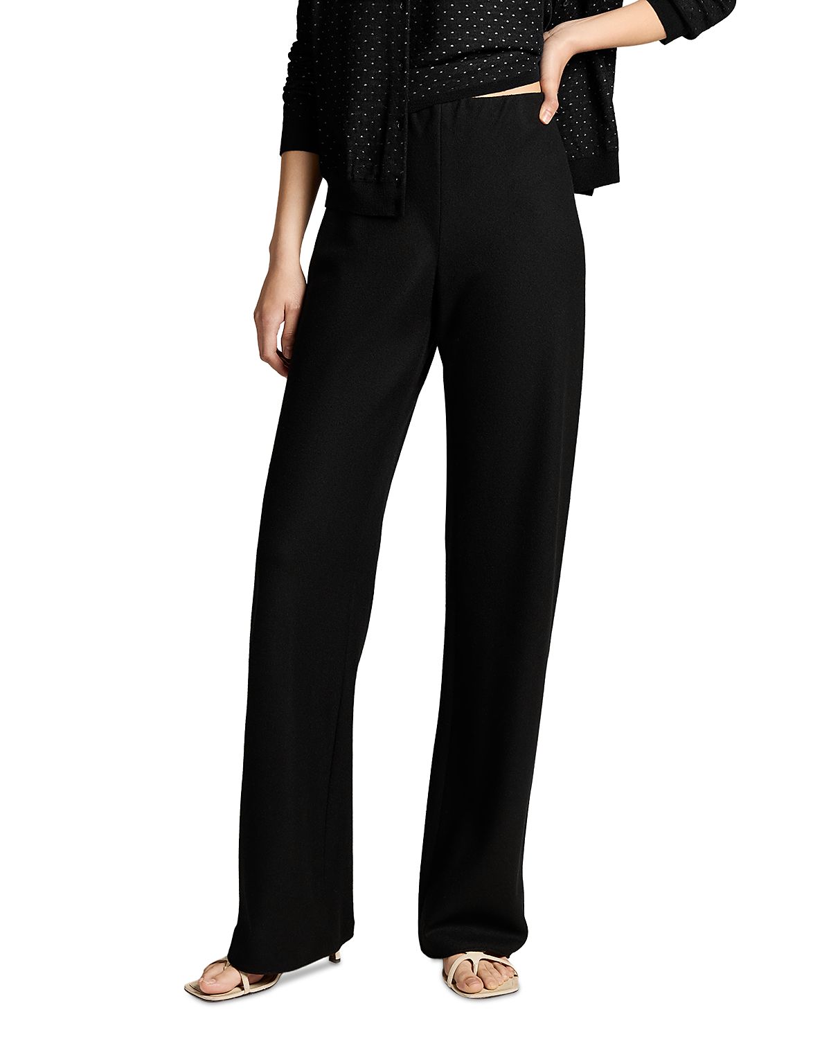 Vince Colette Wool Blend High Waisted Bias Pants