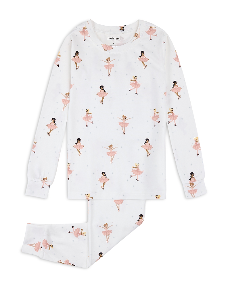 petit lem Girls' Starlight Skater Print Pajama Set - Little Kid