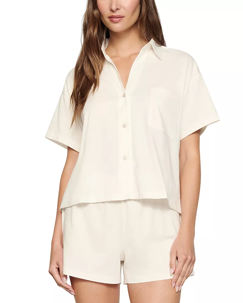 Eberjey Pima Cotton Short Pajama Set
