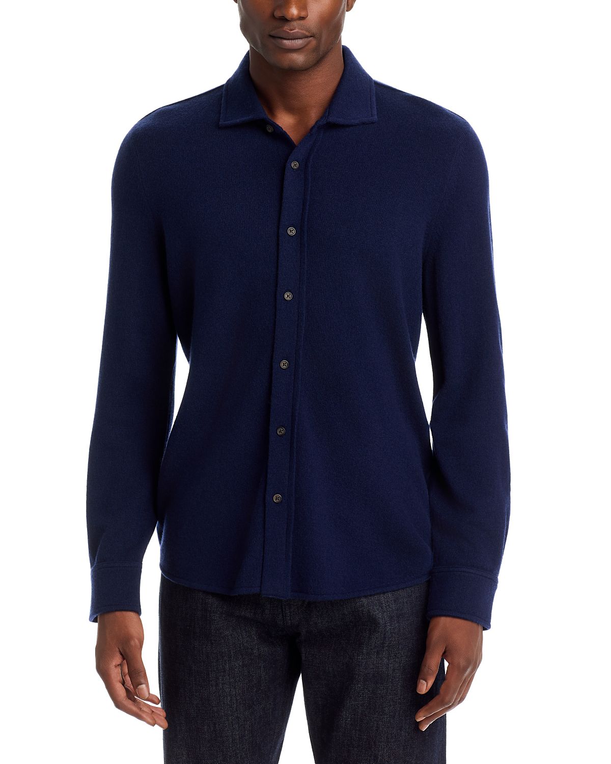 The Men's Store at Bloomingdale's Knit Wool Cashmere Shirt - Exclusive