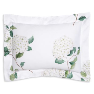Hortensia Blanc Boudoir Sham