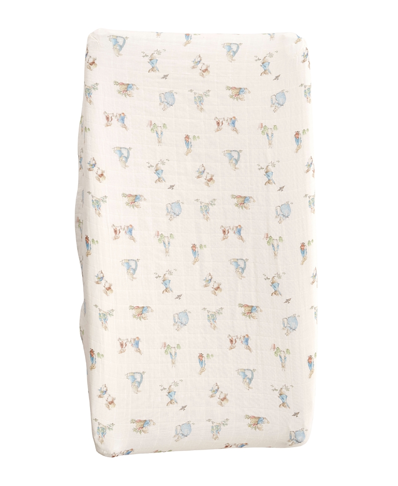 Saranoni Muslin Crib Sheet, 52l X 28w X 9d In Peter Rabbit