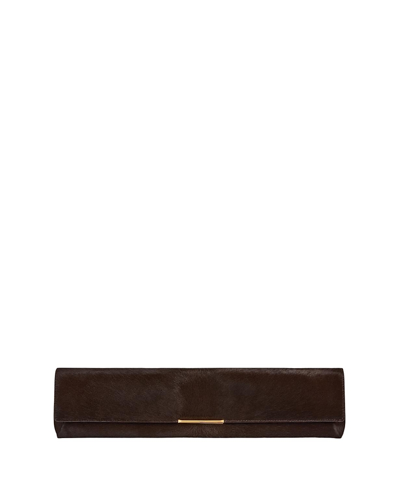 Balmain Long Clutch Bag in Pony-Effect Leather