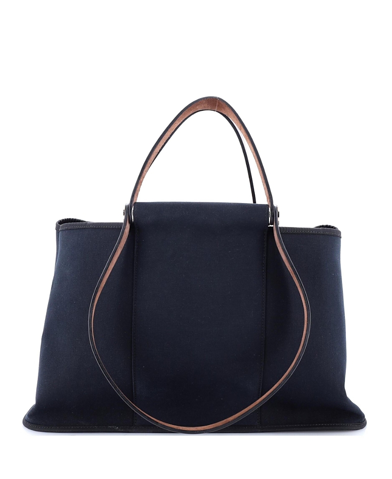 Pre-Owned HERMES 39 Cabag Elan Toile and Leather