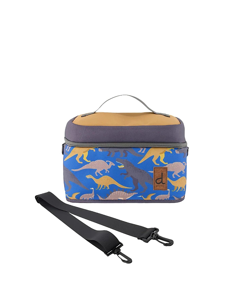 Deux par Deux Boys' Dinosaur Durable Practical Lunch Box - Little Kid, Big Kid
