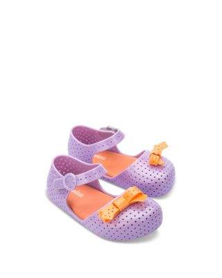 Mini Melissa Girls' Furadinha Pop Ballet Flats - Toddler, Big Kid