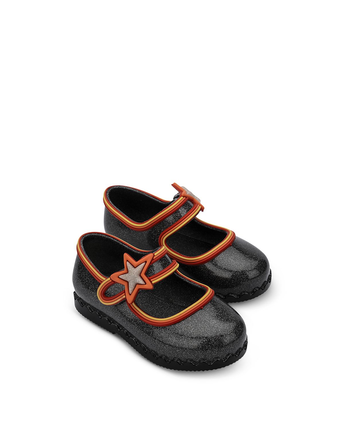 Mini Melissa Girls' Hip Ballerina Star Flats - Toddler, Little Kid