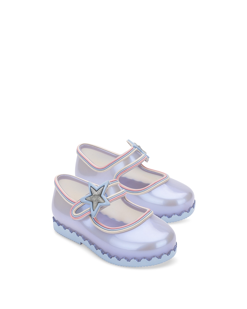 Mini Melissa Girls' Hip Ballerina Star Flats - Toddler, Little Kid