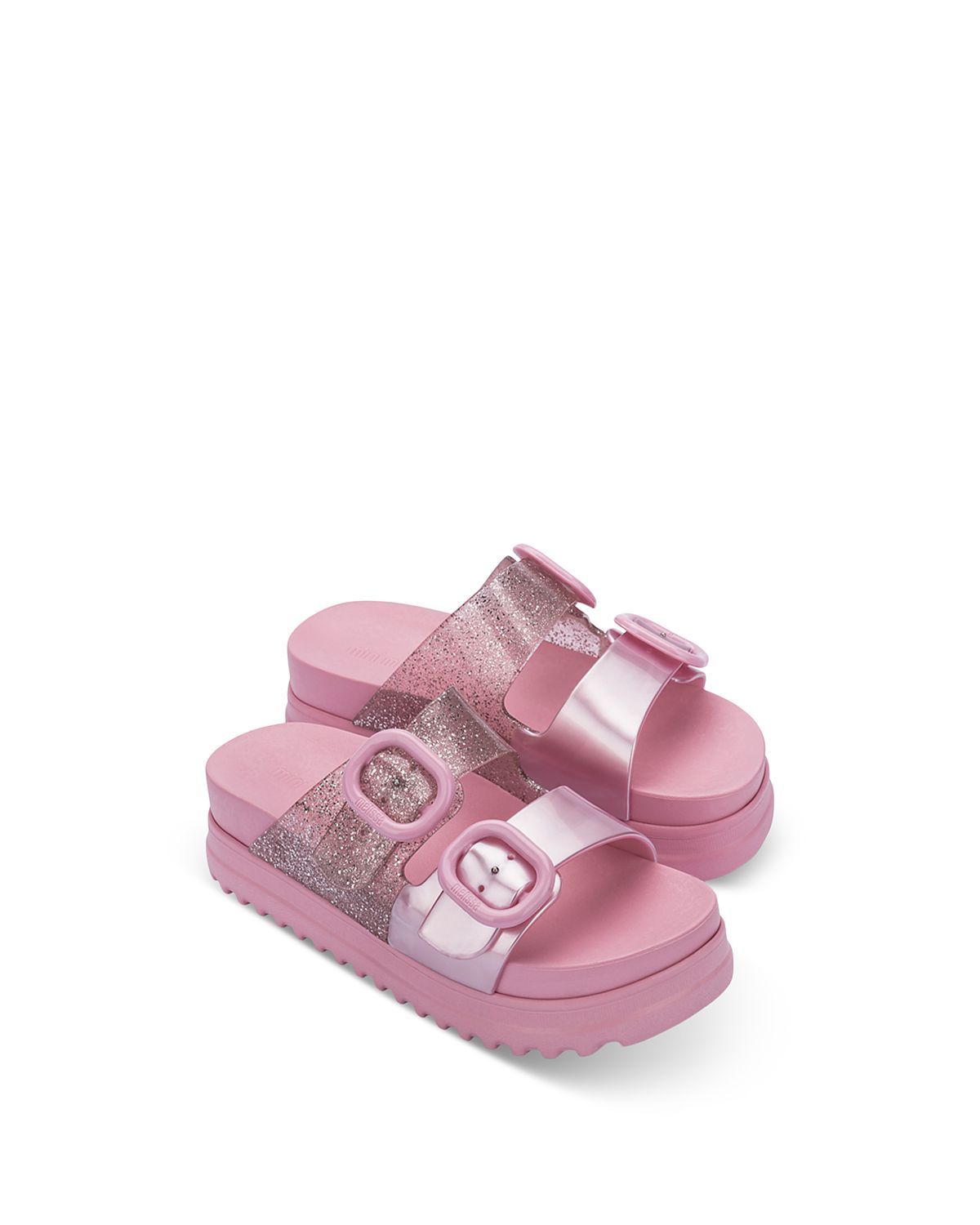 Mini Melissa Girls' Cozy Platform Waterproof Sandals Toddler, Little Kid, Big Kid