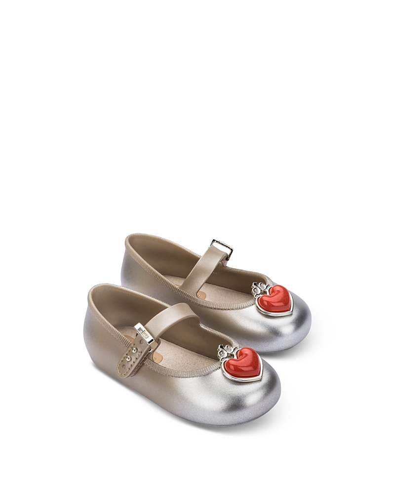 Mini Melissa Girls' Soft Ballerina Princess Flats - Toddler, Little Kid
